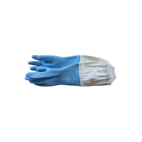 GANTS APICULTEUR LATEX INTERIEUR COTON taille 8
