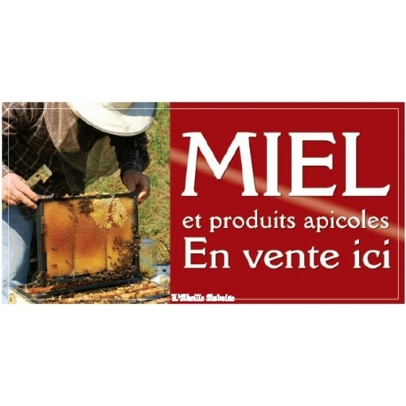BANNIERE "MIEL" MODELE APICULTEUR