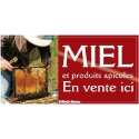 BANNIERE "MIEL" MODELE APICULTEUR