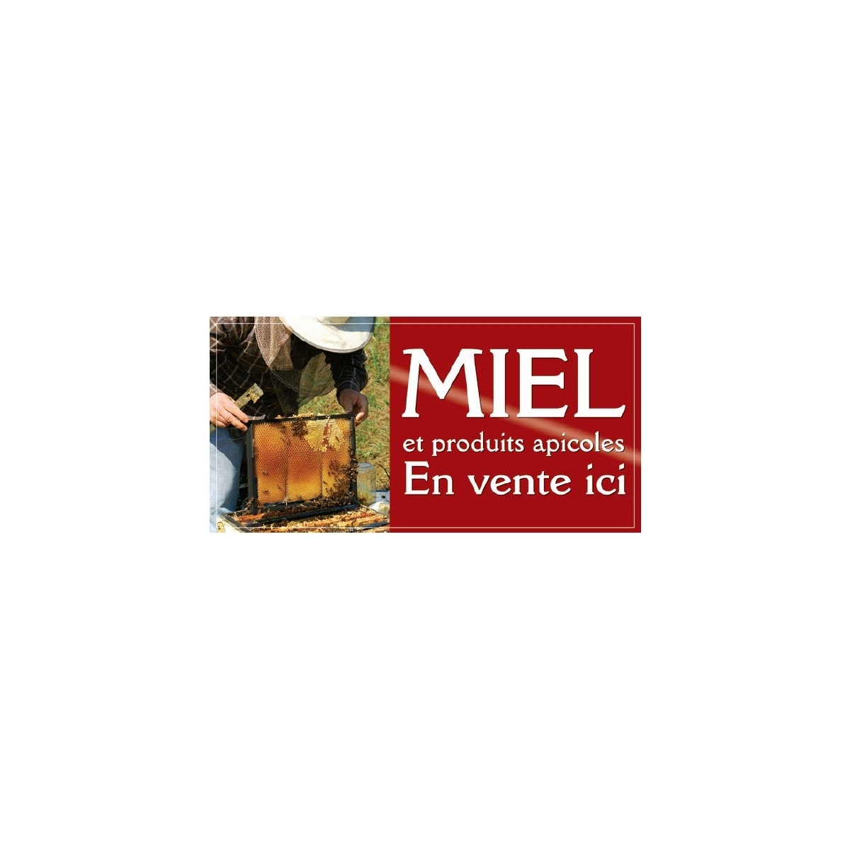 BANNIERE "MIEL" MODELE APICULTEUR