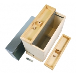 RUCHETTE DADANT 6 CADRES / 2 COMPARTIMENTS (sans cadre)