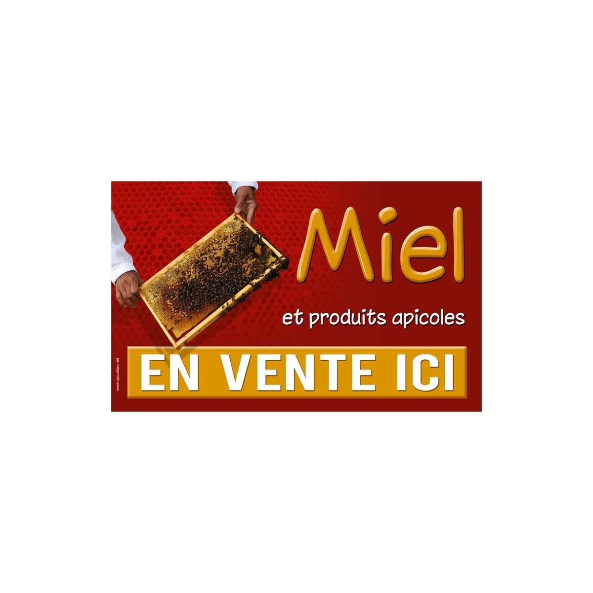 PANNEAU "MIEL ET PRODUITS APICOLES"