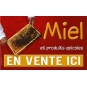 PANNEAU "MIEL ET PRODUITS APICOLES"
