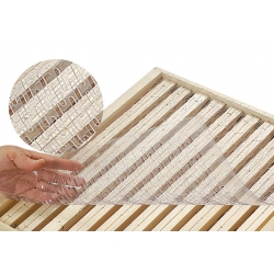 GRILLE A REINE PLASTIQUE SOUPLE TRANSPARENT DADANT 10 CADRES