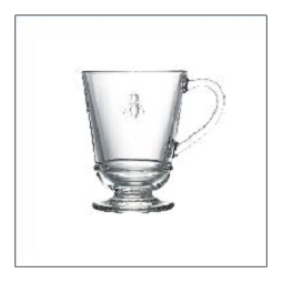 MUG ABEILLE (haut: 103 mm, Ø 105 mm, contenance: 37 cl)