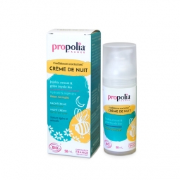 CREME DE NUIT BIO (flacon pompe 50 ml) Peaux Normales