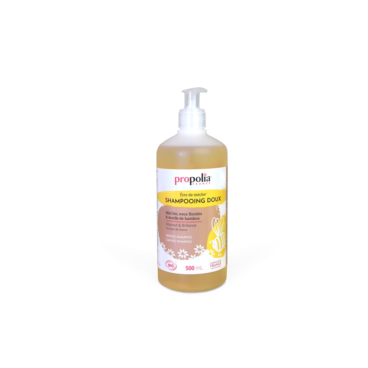SHAMPOING DOUX BIO - FAMILIAL (flacon 500 ml)