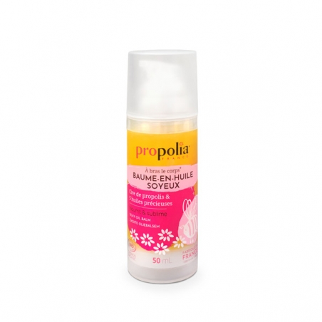 BAUME EN HUILE SOYEUX CORPS BIO (flacon pompe airless 50 ml)