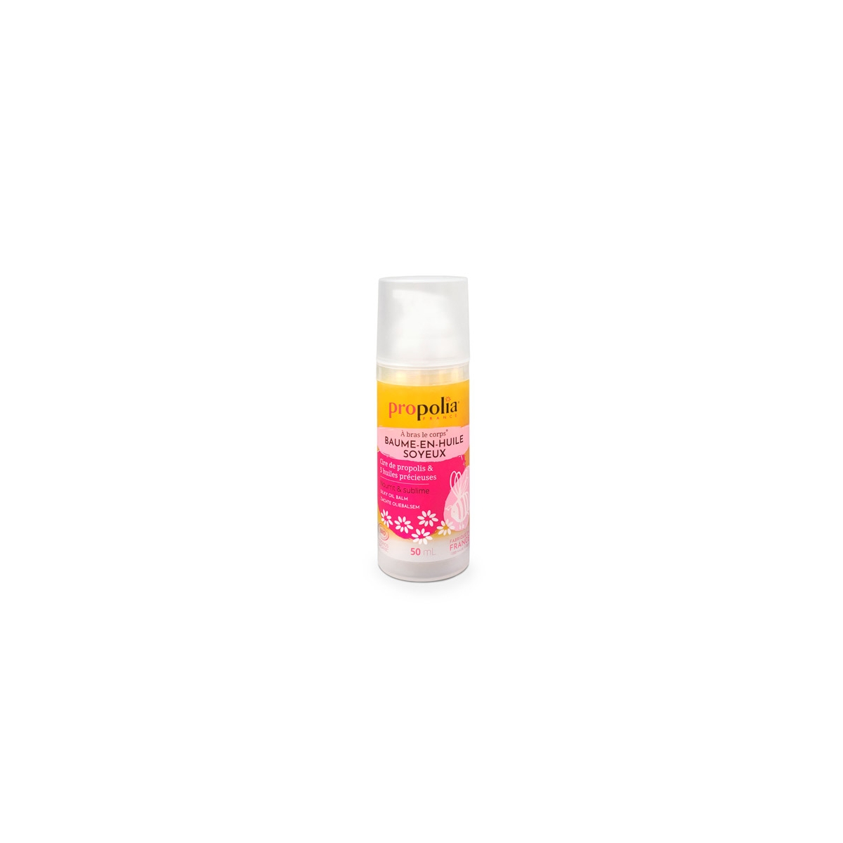BAUME EN HUILE SOYEUX CORPS BIO (flacon pompe airless 50 ml)