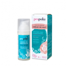 CREME DE NUIT BIO (flacon pompe 50 ml) Peaux Sèches