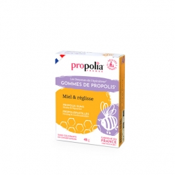 GOMME PROPOLIS MIEL REGLISSE (sachet 45 g)