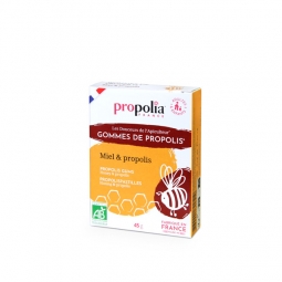 GOMME PROPOLIS MIEL BIO (sachet 45 g)