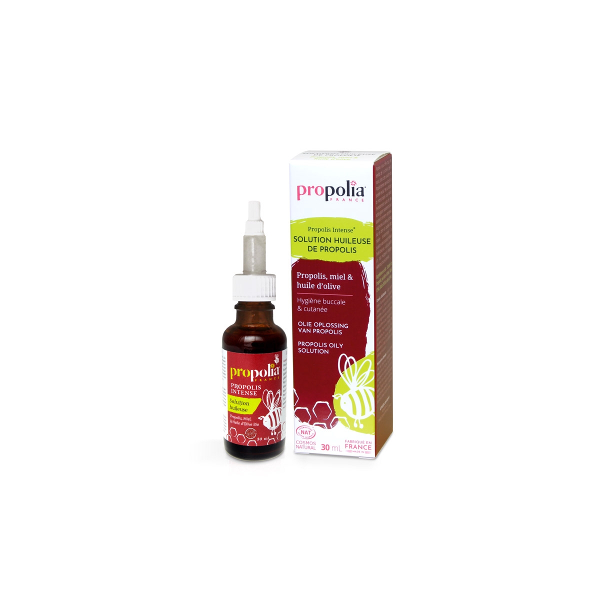 SOLUTION HUILEUSE DE PROPOLIS (flacon 30 ml)