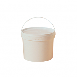 SEAU PLASTIQUE 5 KG BLANC