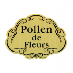 ETIQUETTES FANTAISIE: POLLEN DE FLEURS (rouleau de 1000)