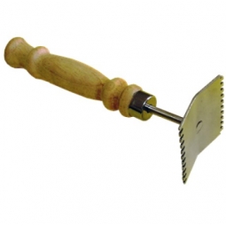 GRATTOIR POUR GRILLE A REINE METALLlQUE