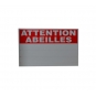 PANCARTE RECTANGULAIRE ATTENTION ABEILLES (40 x 25 cm)