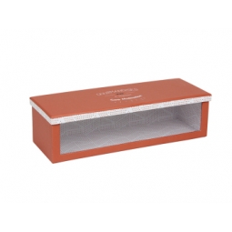 COFFRET EN CARTON AVEC FENETRE "GOURMANDISES A DEGUSTER" 27*