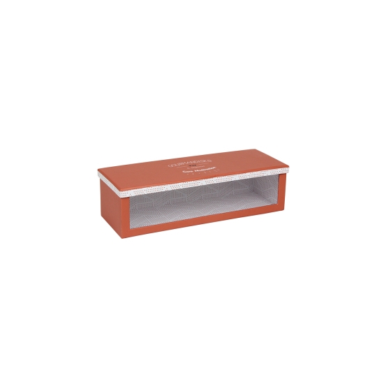 COFFRET EN CARTON AVEC FENETRE "GOURMANDISES A DEGUSTER" 27*