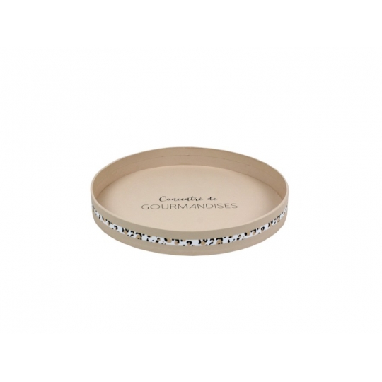 PLATEAU ROND EN CARTON Ø 20*2,5
