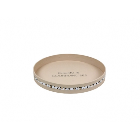 PLATEAU ROND EN CARTON Ø 20*2,5