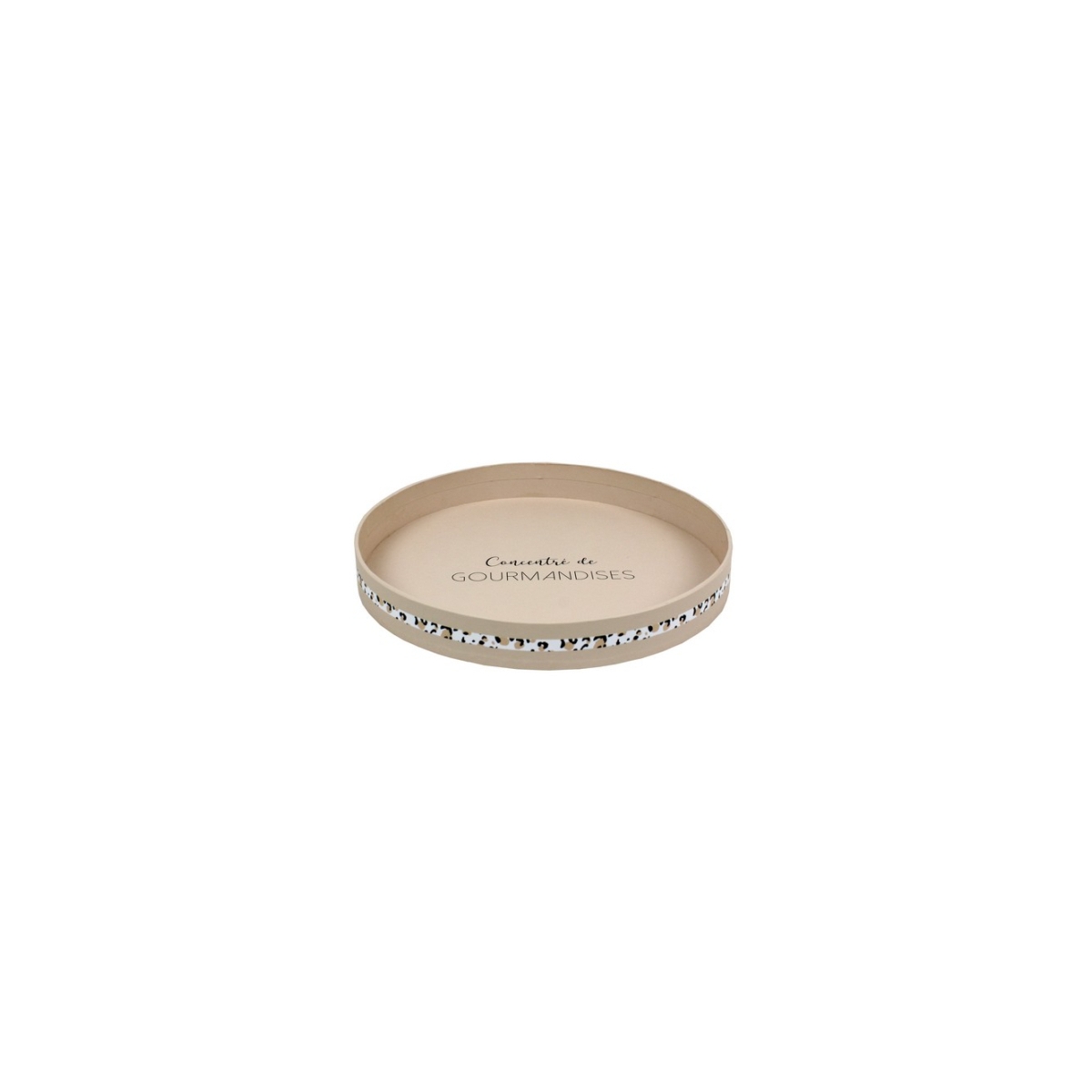 PLATEAU ROND EN CARTON Ø 20*2,5