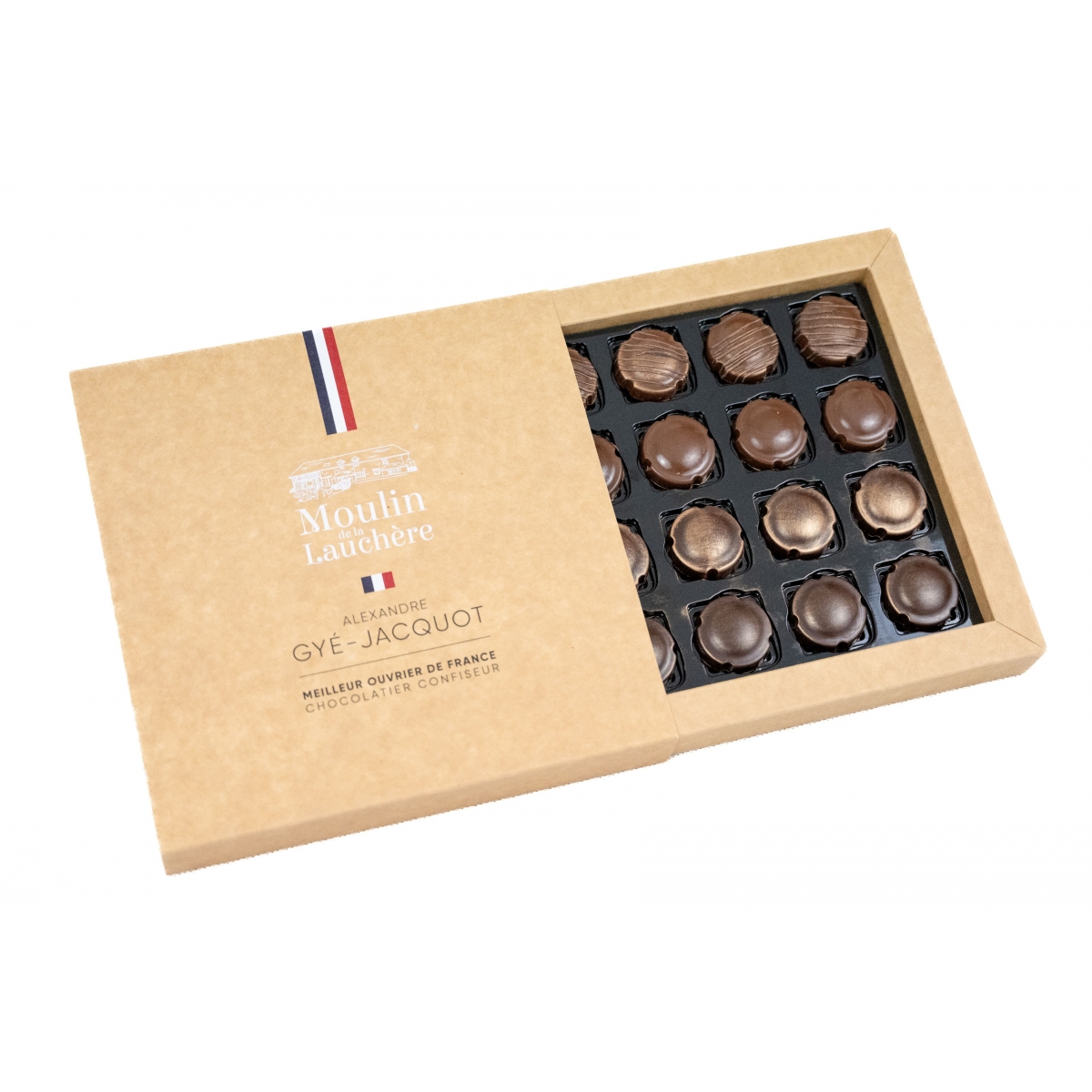 COFFRET 16 CAPSULES PRALINE ASSORTIES (100 g)