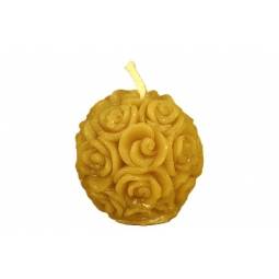 BOUGIE: BOUTON DE ROSE