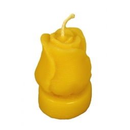 BOUGIE: ROSE SUR BASE