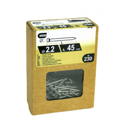 POINTE TETE HOMME 2.2 x 45 (boite de 230)