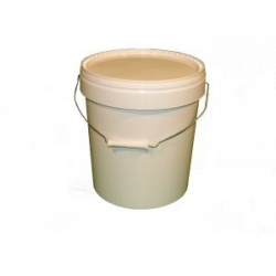 SEAU PLASTIQUE 20 KG BLANC