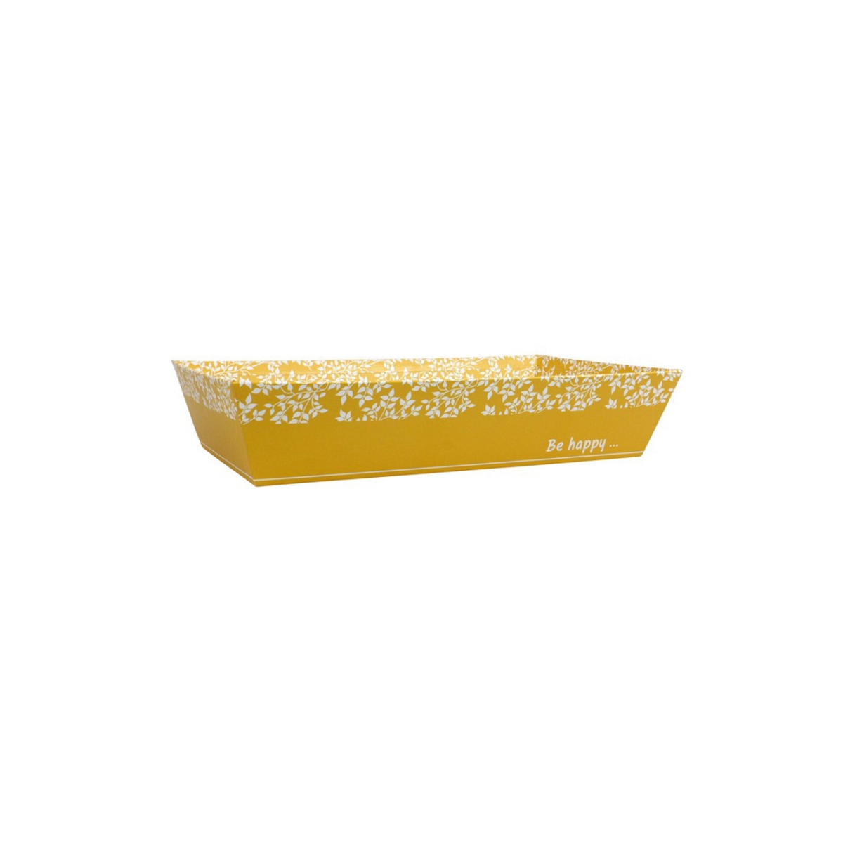 CORBEILLE "BE HAPPY" 33*20*7 cm