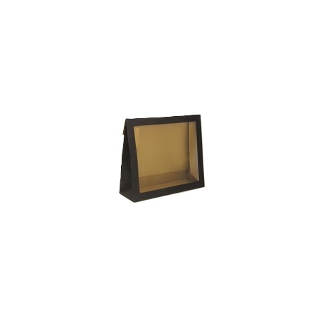 POCHETTE NOIRE, INTERIEUR OR, 30*26*10