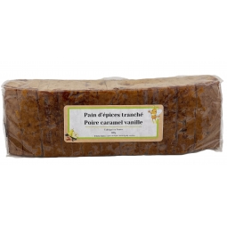 PAIN D'ÉPICES TRANCHE POIRE CARAMEL VANILLE (300 g)