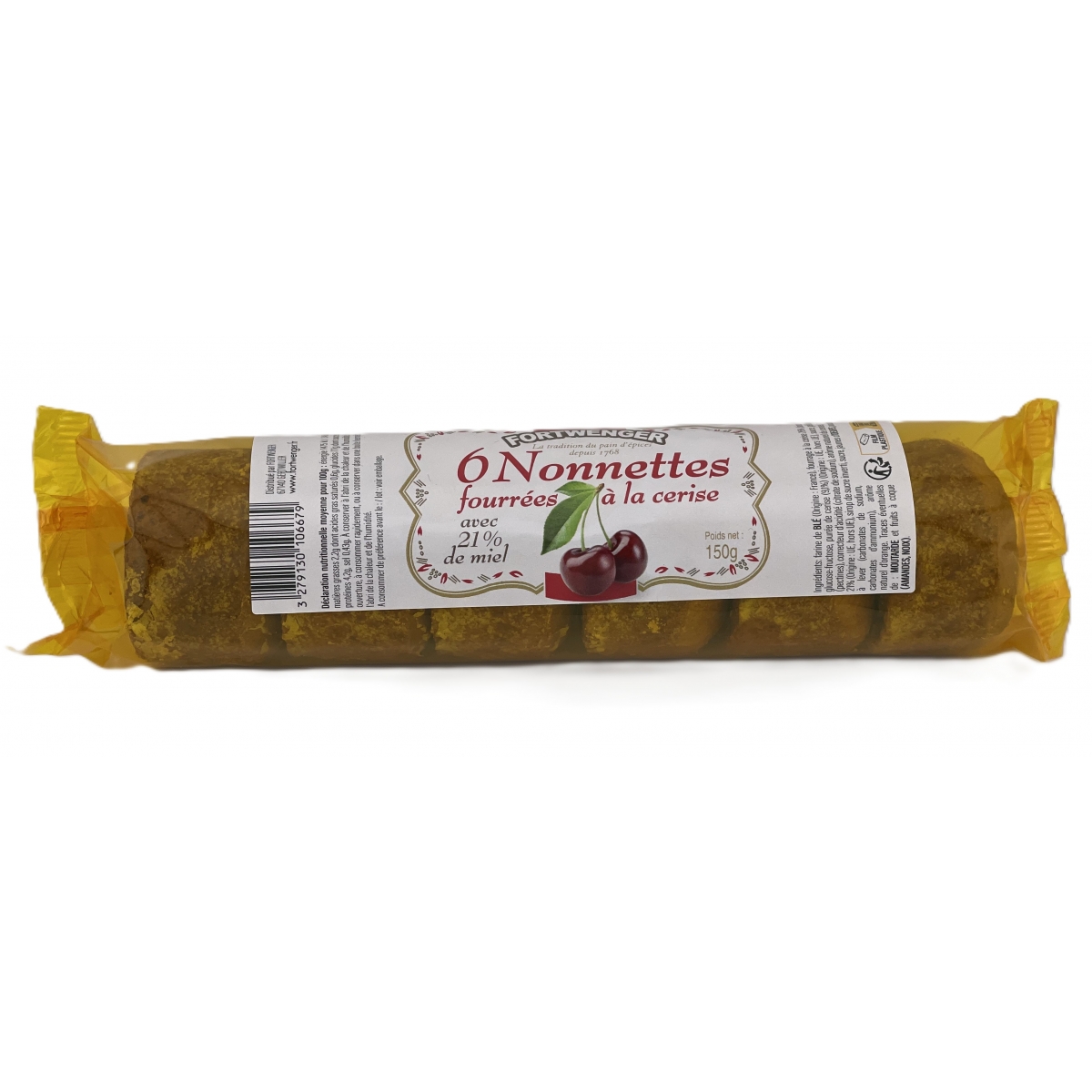 NONNETTES FOURREES CERISE (150 g)