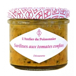 RILLETTES DE SARDINES AUX TOMATES CONFITES (90 g)