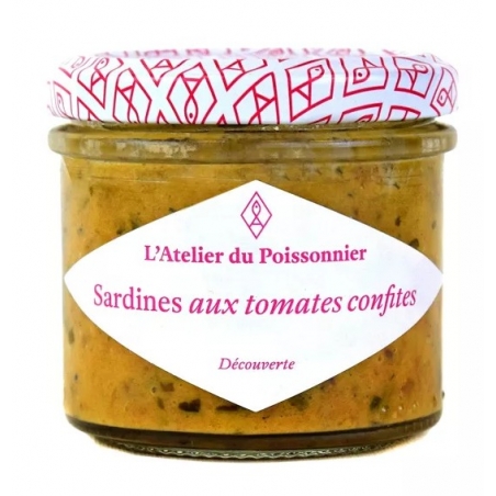 RILLETTES DE SARDINES AUX TOMATES CONFITES (90 g)