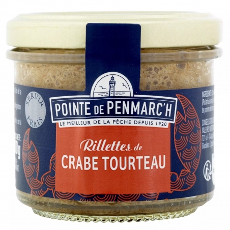 RILLETTES DE CRABE TOURTEAU (100 g)
