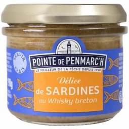 DELICE DE SARDINES AU WHISKY BRETON (90 g)