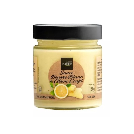 SAUCE BEURRE BLANC & CITRON CONFIT (180 g)