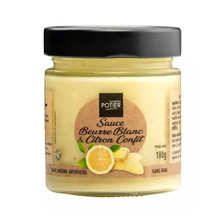 SAUCE BEURRE BLANC & CITRON CONFIT (180 g)