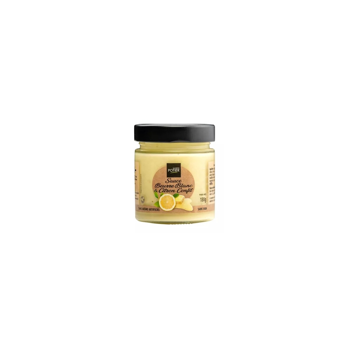 SAUCE BEURRE BLANC & CITRON CONFIT (180 g)