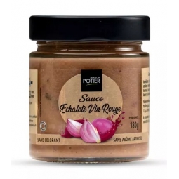 SAUCE ECHALOTTE VIN ROUGE (180 g)