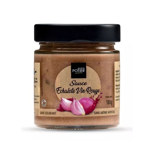SAUCE ECHALOTTE VIN ROUGE (180 g)