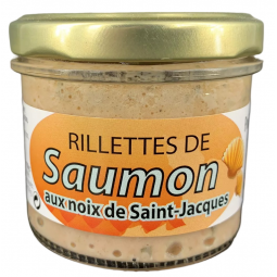 RILLETTES DE SAUMON AUX NOIX DE SAINT-JACQUES (90 g)