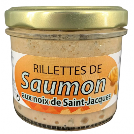 RILLETTES DE SAUMON AUX NOIX DE SAINT-JACQUES (90 g)