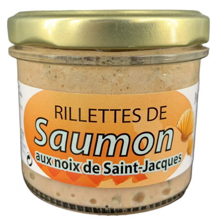 RILLETTES DE SAUMON AUX NOIX DE SAINT-JACQUES (90 g)