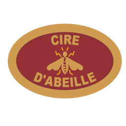 ETIQUETTES OVALES: CIRE D'ABEILLE (boite de 1000)