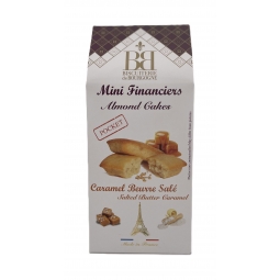 MINI FINANCIERS AUX AMANDES CARAMEL BEURRE SALÉ (150 g)