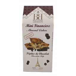MINI FINANCIERS AUX AMANDES ET PÉPITES DE CHOCOLAT (150 g)